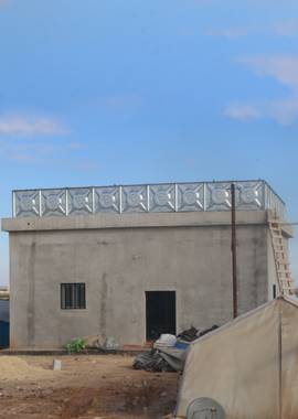 تنفيذ خزان الحرمين مع شبكة تغذية